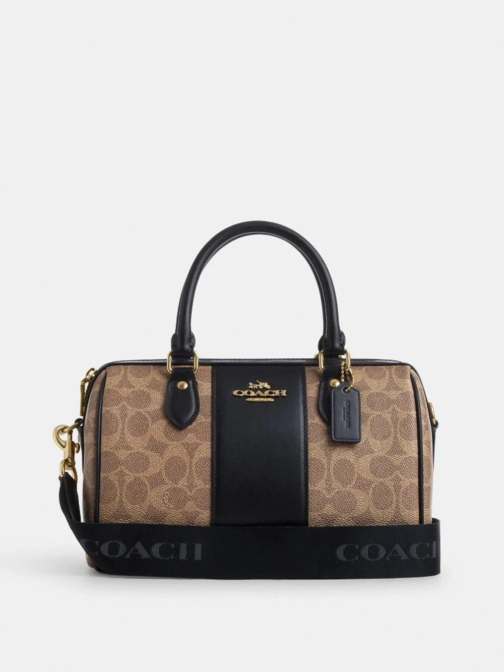 Coach Outlet Rowan Satchel Bag In Signature Canvas